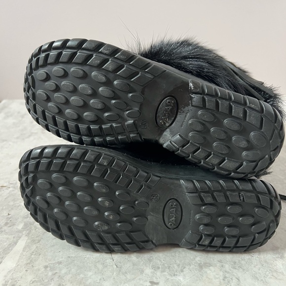 Pajar Vintage Canada Apres Ski Black Goat Fur Winter Boots EUR 38 / 7 Tribal - Picture 7 of 9
